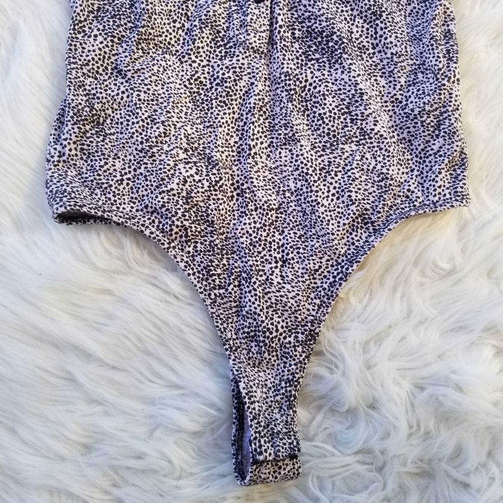 Amuse Society Wild And Free Animal Print Bodysut XS - Picture 3 of 11